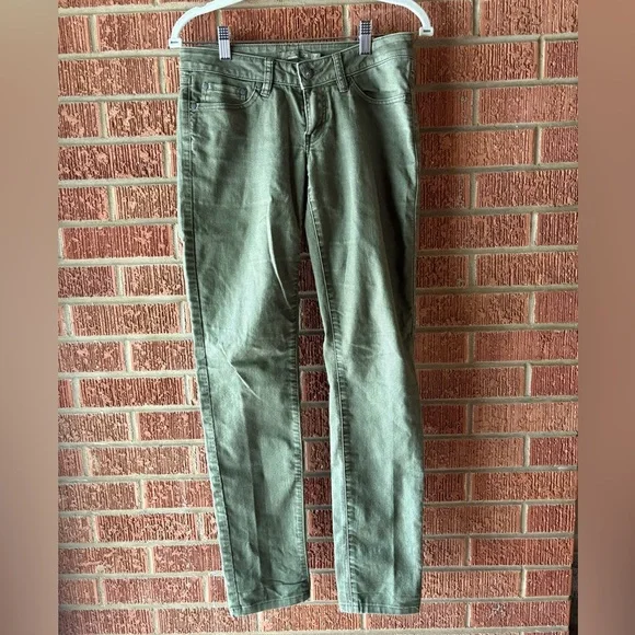 Prana “Kayla” Dark Olive Skinny Jean 2/26 - Picture 2 of 7